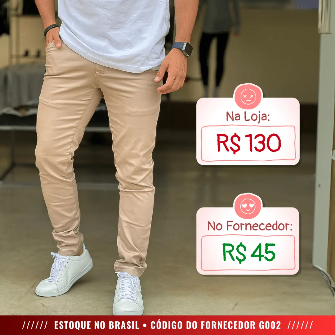 Calça Sarja Masculina